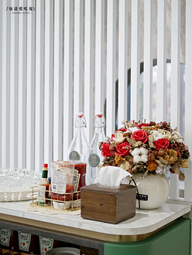 台南早午餐推薦｜外酥內嫩的迷迭香雞腿吃起來『康晨手作廚房』隱藏在巷子裡的神美韓系早午餐 - 曼達愛吃鬼