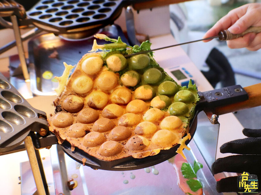 台南雞蛋仔/香港師傅傳授道地口味/獨家港味正統配方/酥脆紮實不空虛/1人作業趕時間不要來/每日限量晚來吃不到