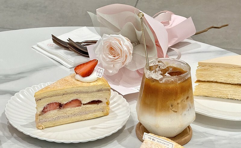 台北仁愛圓環甜點下午茶，時飴千層蛋糕新口味登場。