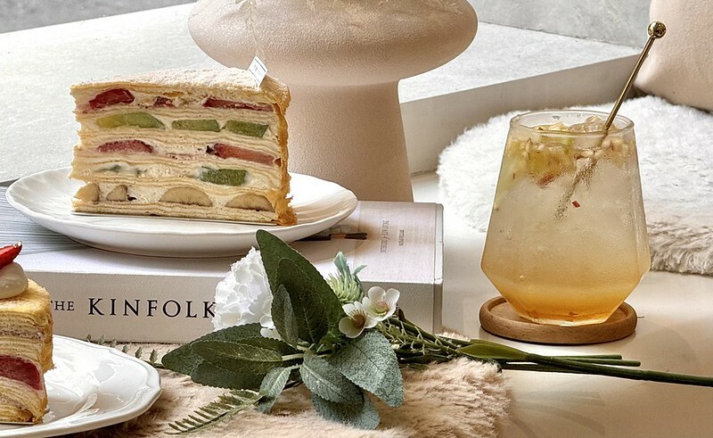 台北仁愛圓環甜點下午茶，時飴千層蛋糕新口味登場。