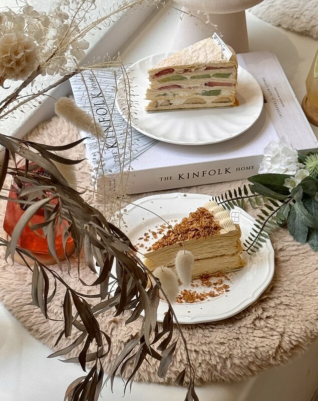 台北仁愛圓環甜點下午茶，時飴千層蛋糕新口味登場。