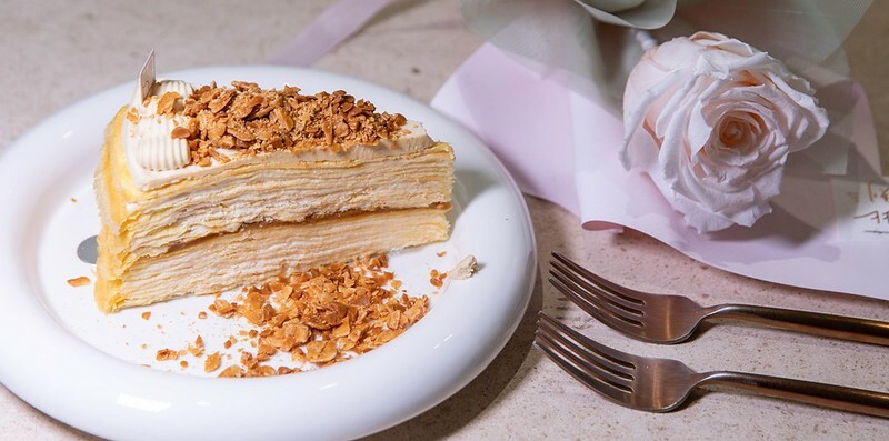 台北仁愛圓環甜點下午茶，時飴千層蛋糕新口味登場。