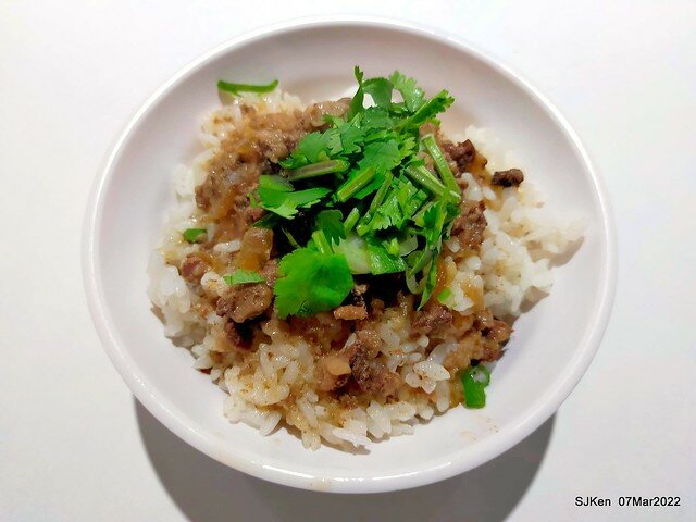 「小管的店小卷米粉專賣店」(Neritic Squid store), Taipei, Taiwan, SJKen,Mar 7, 2022.