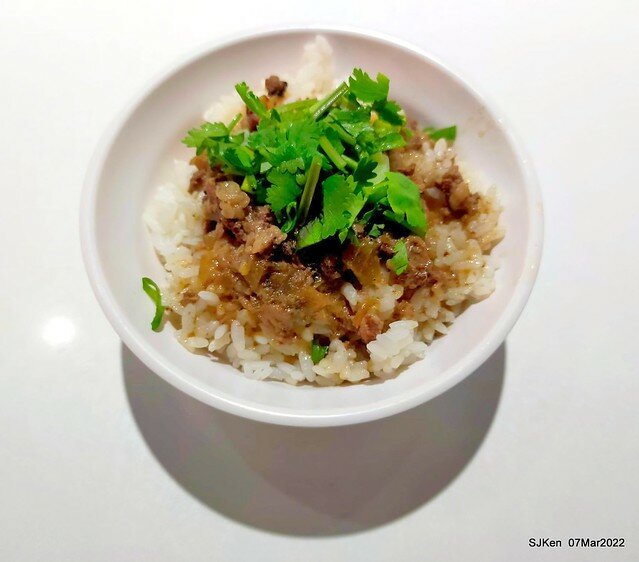 「小管的店小卷米粉專賣店」(Neritic Squid store), Taipei, Taiwan, SJKen,Mar 7, 2022.