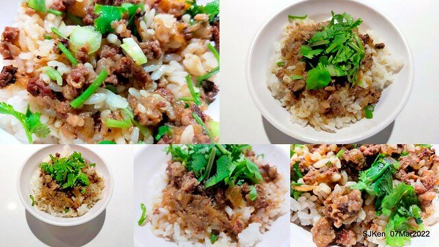 「小管的店小卷米粉專賣店」(Neritic Squid store), Taipei, Taiwan, SJKen,Mar 7, 2022.