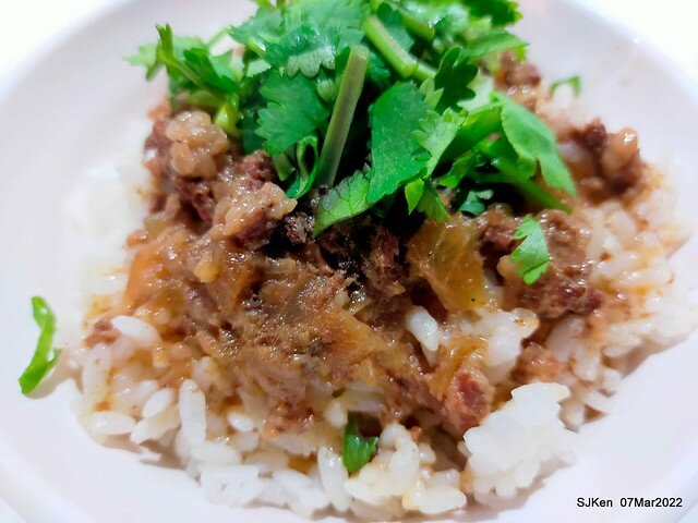 「小管的店小卷米粉專賣店」(Neritic Squid store), Taipei, Taiwan, SJKen,Mar 7, 2022.