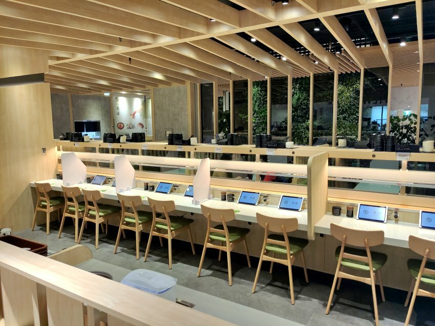 【桃園美食】一条通新幹線壽司.平板點餐、新幹線送餐!環球A19美食推薦!