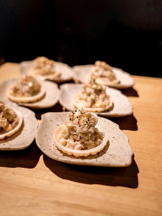 台北中山|無菜單日本料理三訪 活體松葉蟹!翔料亭