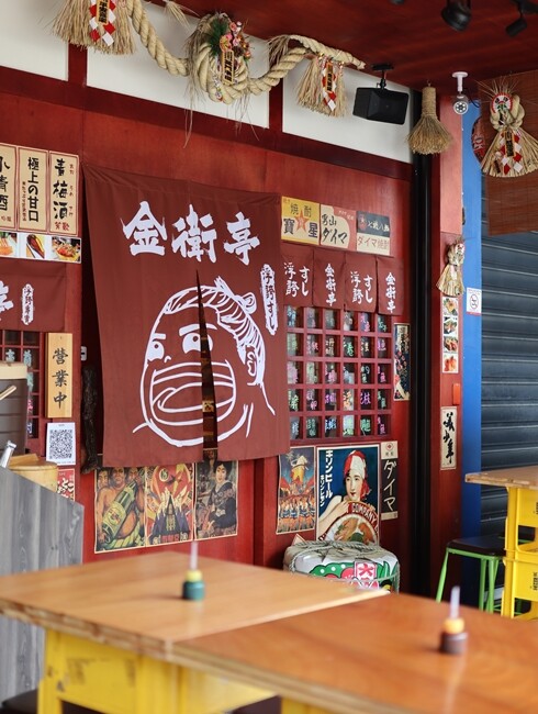 【台中食記】東區鄰近樂成宮超浮誇日料『金衛亭浮誇壽司首代目』裝潢讓你一秒飛日本，五千多則GOOGLE評價4.