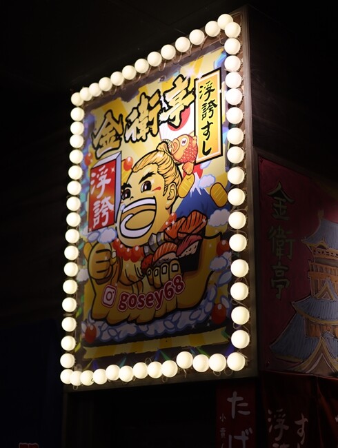 【台中食記】東區鄰近樂成宮超浮誇日料『金衛亭浮誇壽司首代目』裝潢讓你一秒飛日本，五千多則GOOGLE評價4.