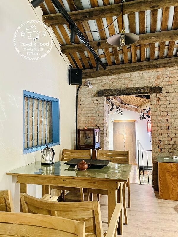 坪林百年老宅餐廳，幸福小廚｜提供環境舒適的自助泡茶區與在地特色佳餚，記得來杯茶香冰淇淋！ @魚兒 x 牽手明太子的「視」界旅行