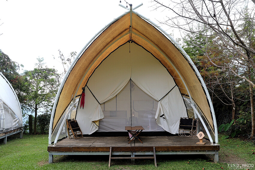 雲海山嵐環抱宛如人間仙境 白蘭部落超美秘境！高海拔森林系豪華露營 一泊二食｜蟬說：霧繞(新竹豪華露營推