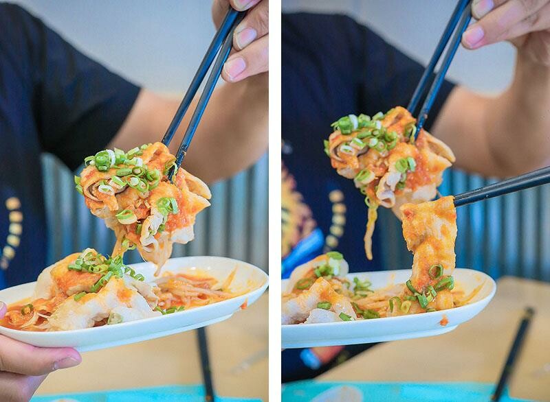 新竹墨竹亭燃麵本家 百元內吃鮮蝦抄手燃麵 推出旨味燒豚拉麵、泰緬酸辣豚、黑椒嫩豬煲跨界新菜單