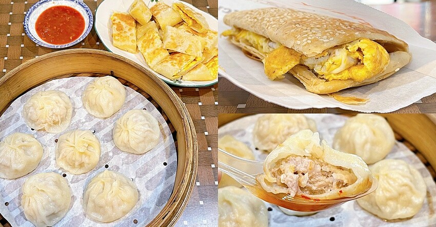 吉老闆湯包燒餅，台中西區美食，台中第五市場附近傳統中式早餐，小籠湯包、燒餅、蛋餅、吐司，現包現蒸多汁湯包美味必吃 - Cyndi loves享食天堂