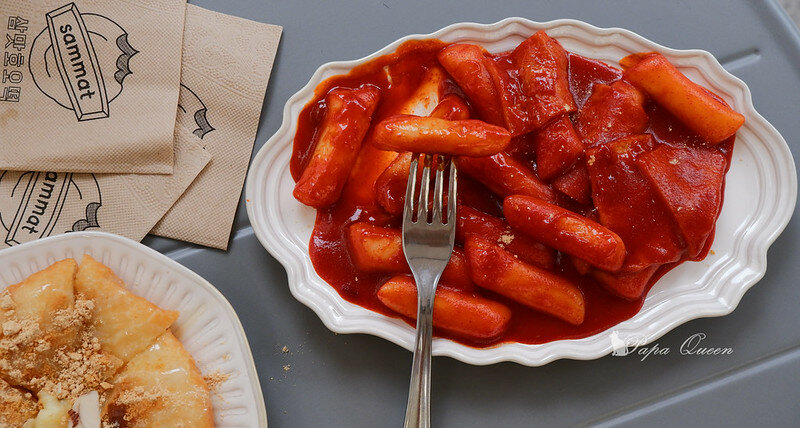 台中|韓食小吃 CAFE SAMMAT 三味糖餅台中店 삼맛호떡 年糕很韓國