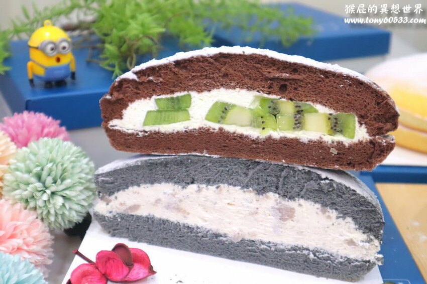 台中超好吃波士頓派，超強爆料甜點超像巨大馬卡龍有夠可愛，彌月蛋糕65折超划算