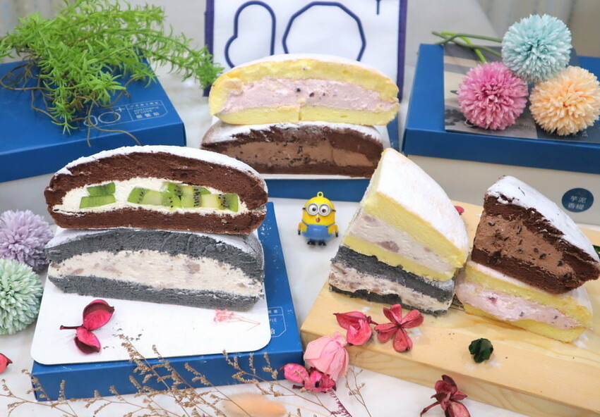 台中超好吃波士頓派，超強爆料甜點超像巨大馬卡龍有夠可愛，彌月蛋糕65折超划算