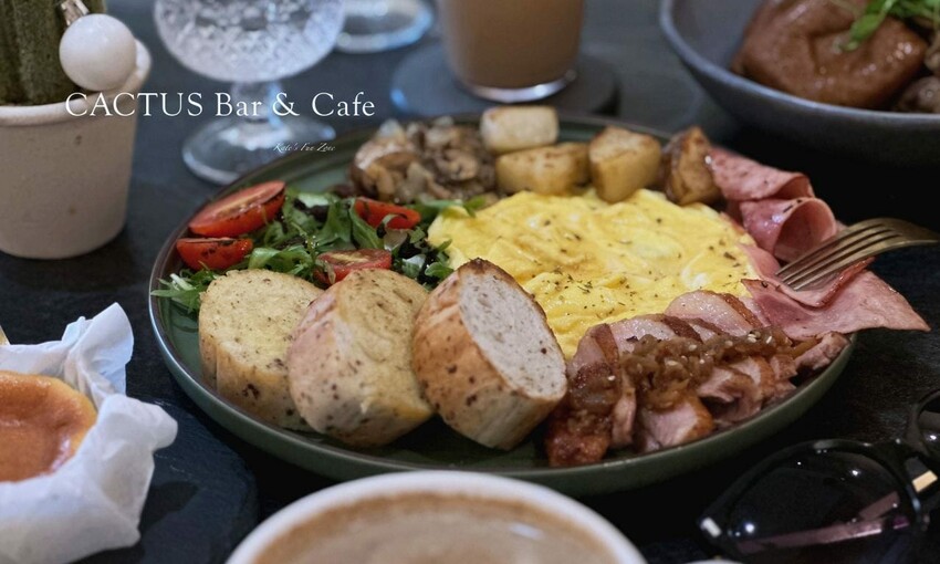 台北不限時咖啡廳!CACTUS Bar忠孝復興早午餐,夜晚變身藝文餐酒館。