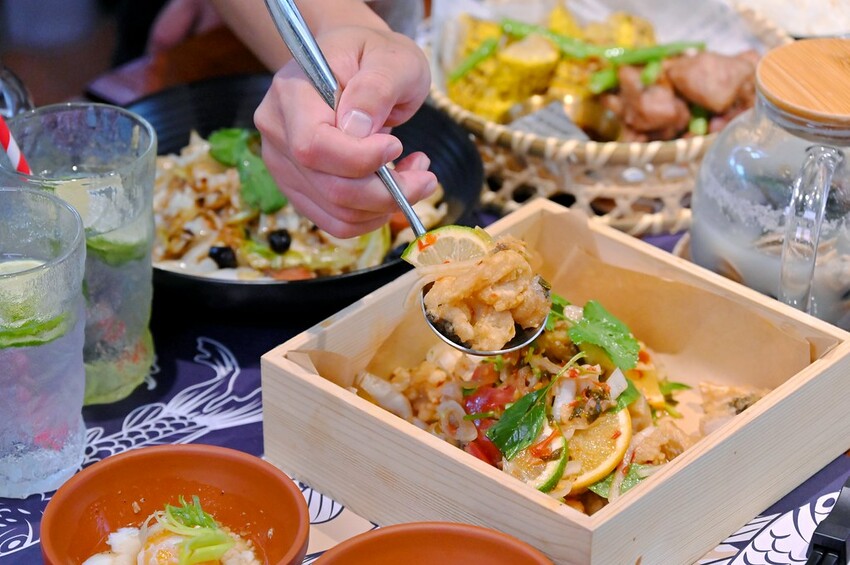 台中預約私廚餐廳 中式結合南洋創意風味超下飯 超濃蛤蠣湯必點|南門礄下飯菜