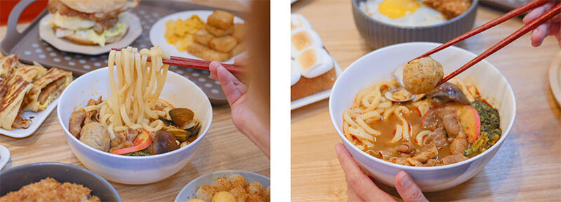 豬多好室深夜早午餐 清大店 | 凌晨一點吃大雞排蛋漢堡、滷肉飯、麻辣烏龍麵,還有QQ球、炸湯圓、黃金泡菜蘿蔔糕小點心