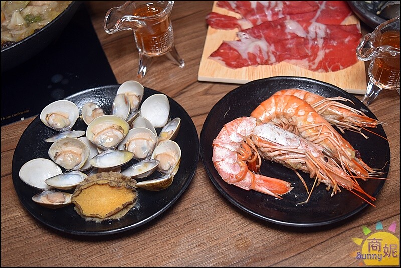 禧珍家鍋物。超浮誇牛舌花海鮮套餐好澎湃!台中七期手切冷藏肉鍋物CP值超高-商妮吃喝遊樂