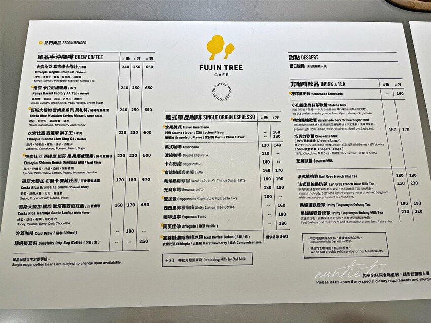 【台北】中山站｜富錦樹咖啡 FUJIN TREE CAFE，小麻雀欄杆，以為置身日本街頭咖啡廳