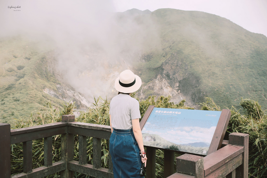 那雲霧裊繞的陽明山小油坑 那雲霧裊繞的陽明山小油坑