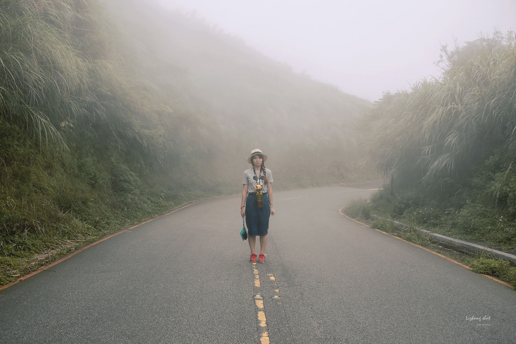 那雲霧裊繞的陽明山小油坑 那雲霧裊繞的陽明山小油坑