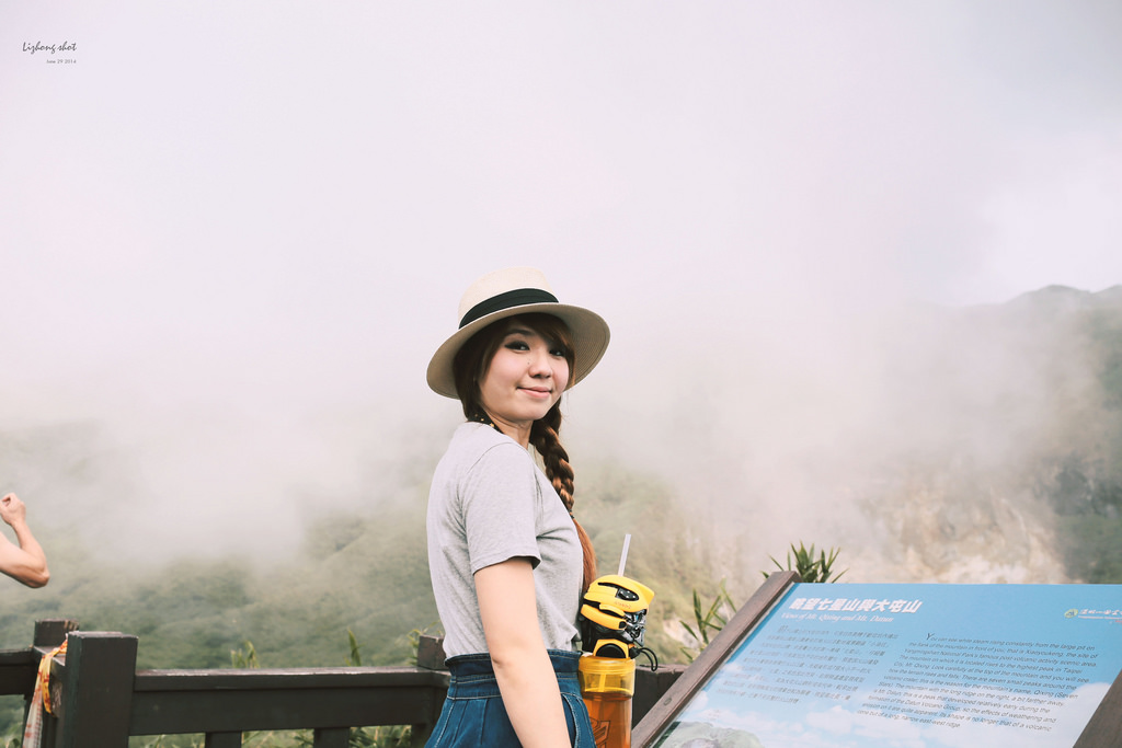 那雲霧裊繞的陽明山小油坑 那雲霧裊繞的陽明山小油坑