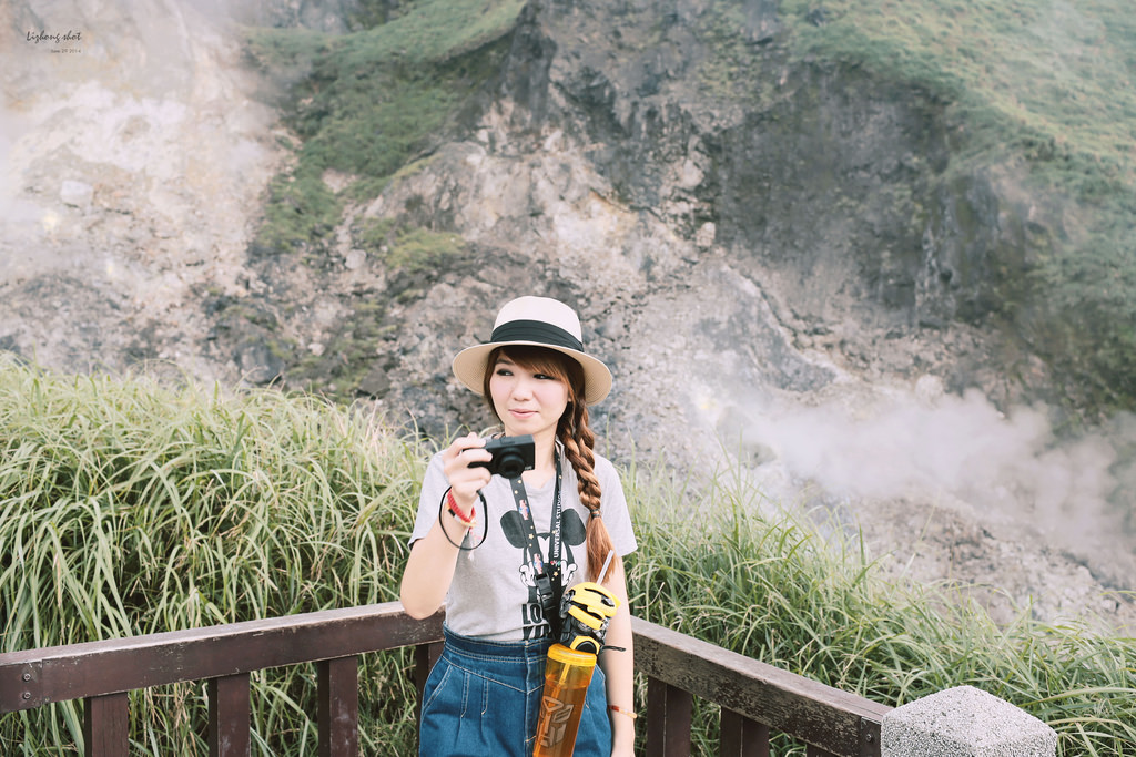 那雲霧裊繞的陽明山小油坑 那雲霧裊繞的陽明山小油坑