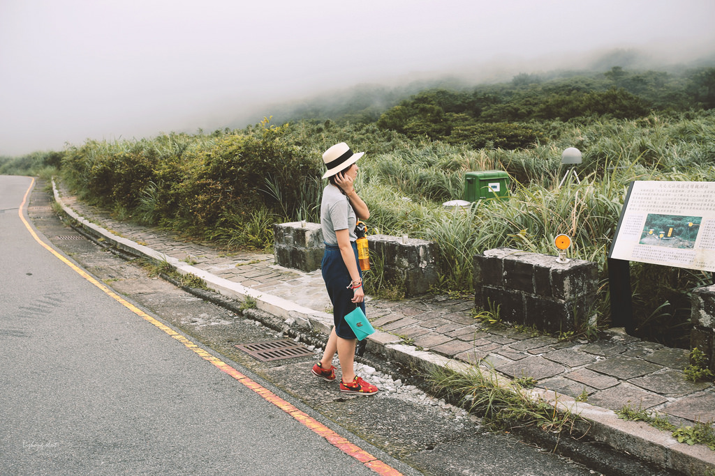 那雲霧裊繞的陽明山小油坑