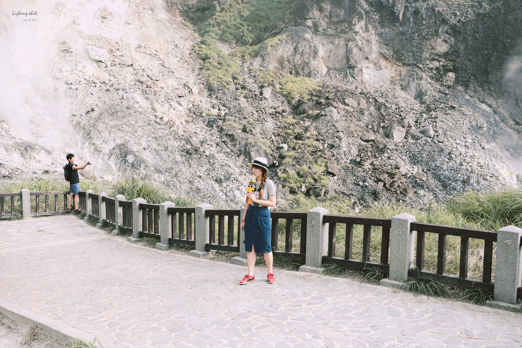 那雲霧裊繞的陽明山小油坑 那雲霧裊繞的陽明山小油坑