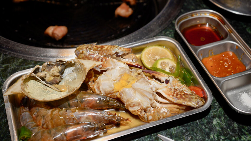 台北市大安區[台北美食] 韓江烤肉市民總店｜50年老店！甜點免費吃韓式冰淇淋糖餅