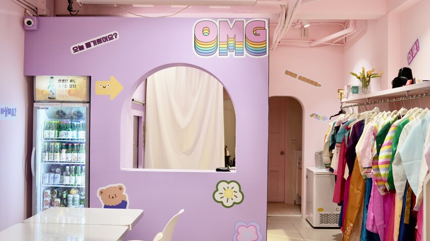 淡水韓式料理首選，歐吧噠免費韓服體驗，淡水老街美食新地標