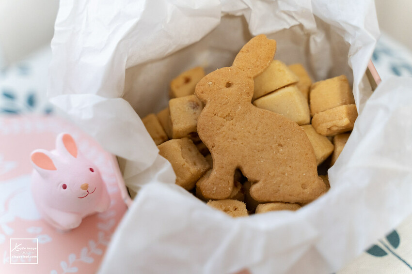 彌月餅乾｜一起走入可愛童話世界【koti koti 家家】微笑焦糖奶油方塊-小兔子 - 快門下的幸福