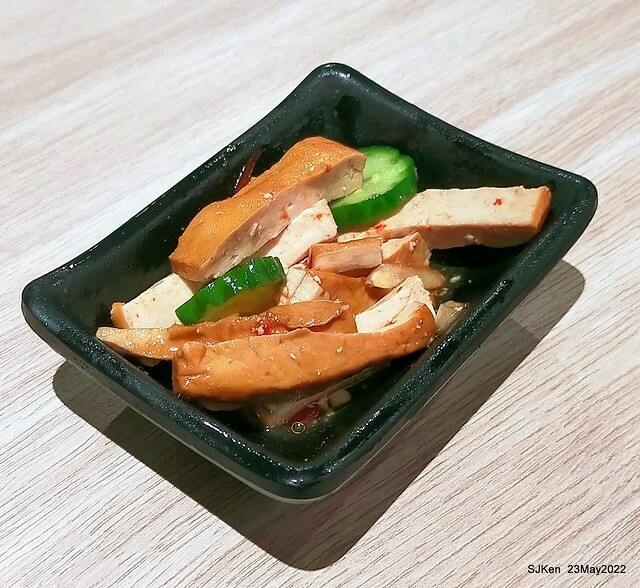 「初麵_松江四平店 」(Shrimp tomato noodle, Braised beef on rice and fried chicken), Taipei, Taiwan, May 23, 2022.