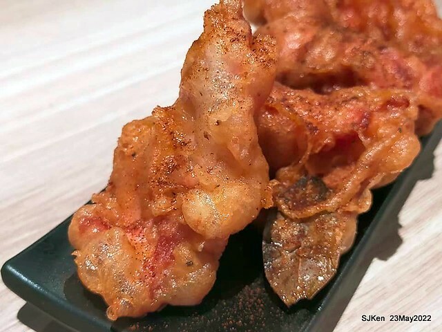 「初麵_松江四平店 」(Shrimp tomato noodle, Braised beef on rice and fried chicken), Taipei, Taiwan, May 23, 2022.
