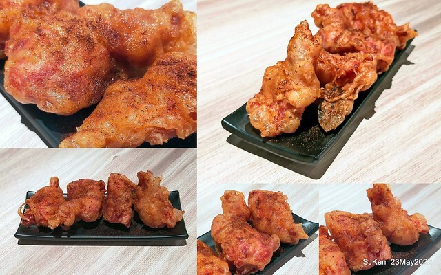 「初麵_松江四平店 」(Shrimp tomato noodle, Braised beef on rice and fried chicken), Taipei, Taiwan, May 23, 2022.