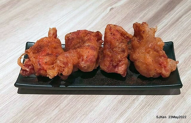 「初麵_松江四平店 」(Shrimp tomato noodle, Braised beef on rice and fried chicken), Taipei, Taiwan, May 23, 2022.