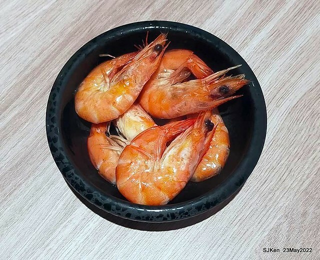 「初麵_松江四平店 」(Shrimp tomato noodle, Braised beef on rice and fried chicken), Taipei, Taiwan, May 23, 2022.