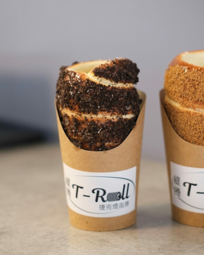 【台中美食】緹捲T-Roll|免出國就能吃到異國街邊小吃 ,來自道地捷克人製作的煙囪捲 ! - 肉依小姐吃什麼