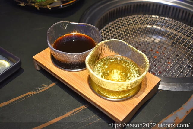 新竹美食|山上走走 日式無菜單燒肉專門店。浪漫夢幻海底世界享受頂級A5和牛/飯後甜品:金箔霜淇淋