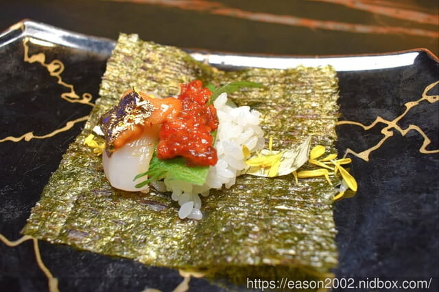 新竹美食|山上走走 日式無菜單燒肉專門店。浪漫夢幻海底世界享受頂級A5和牛/飯後甜品:金箔霜淇淋