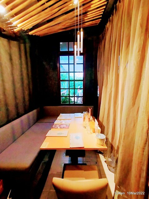 「鯉魚 The Carp」餐廳(Taiwanese & Japanese dishes restaurant), mullet roe fried rice , spicy fried noodle &Matsusaka meat ramen), Taipei, Taiwan, Mar 11, 2022.