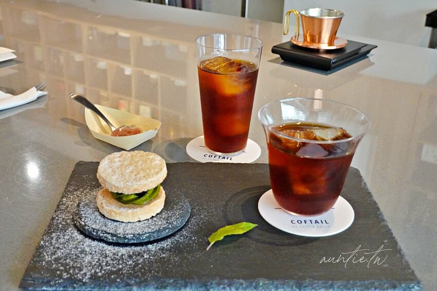 【台北】圓山站｜Coftail Taipei 酒咖，春末 Umai Set ，達克瓦茲、杏仁酒布丁