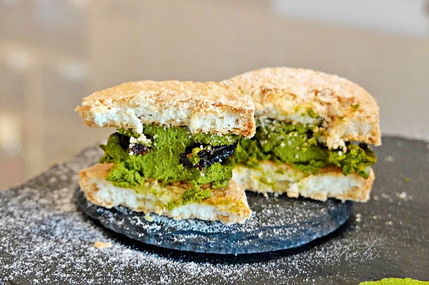 【台北】圓山站｜Coftail Taipei 酒咖，春末 Umai Set ，達克瓦茲、杏仁酒布丁