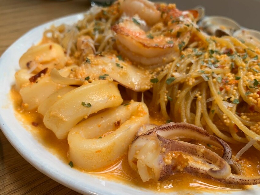 國父紀念館美食|康帕斯義麵屋 全手工製作義大利麵專賣店 和毛孩一起在玻璃屋裡吃義大利麵吧!