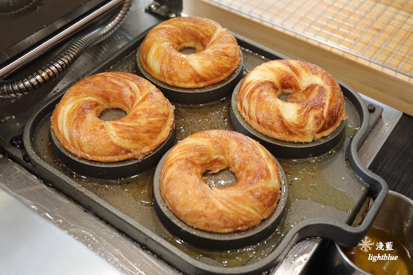 [南港展覽館站美食 ] 淺藍 × MY幾圈～甜甜圈專賣店，香烤不油膩