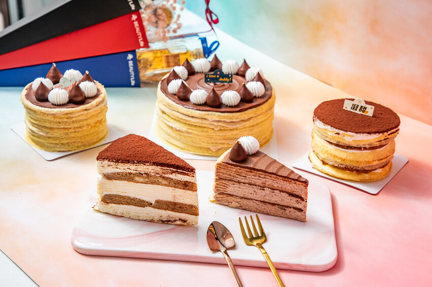 新北市中和區凝甜手作甜點｜疊出甜點新高度！口感細膩超多口味極致千層蛋糕