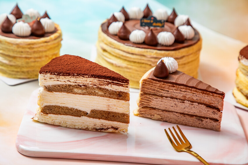 新北市中和區凝甜手作甜點｜疊出甜點新高度！口感細膩超多口味極致千層蛋糕